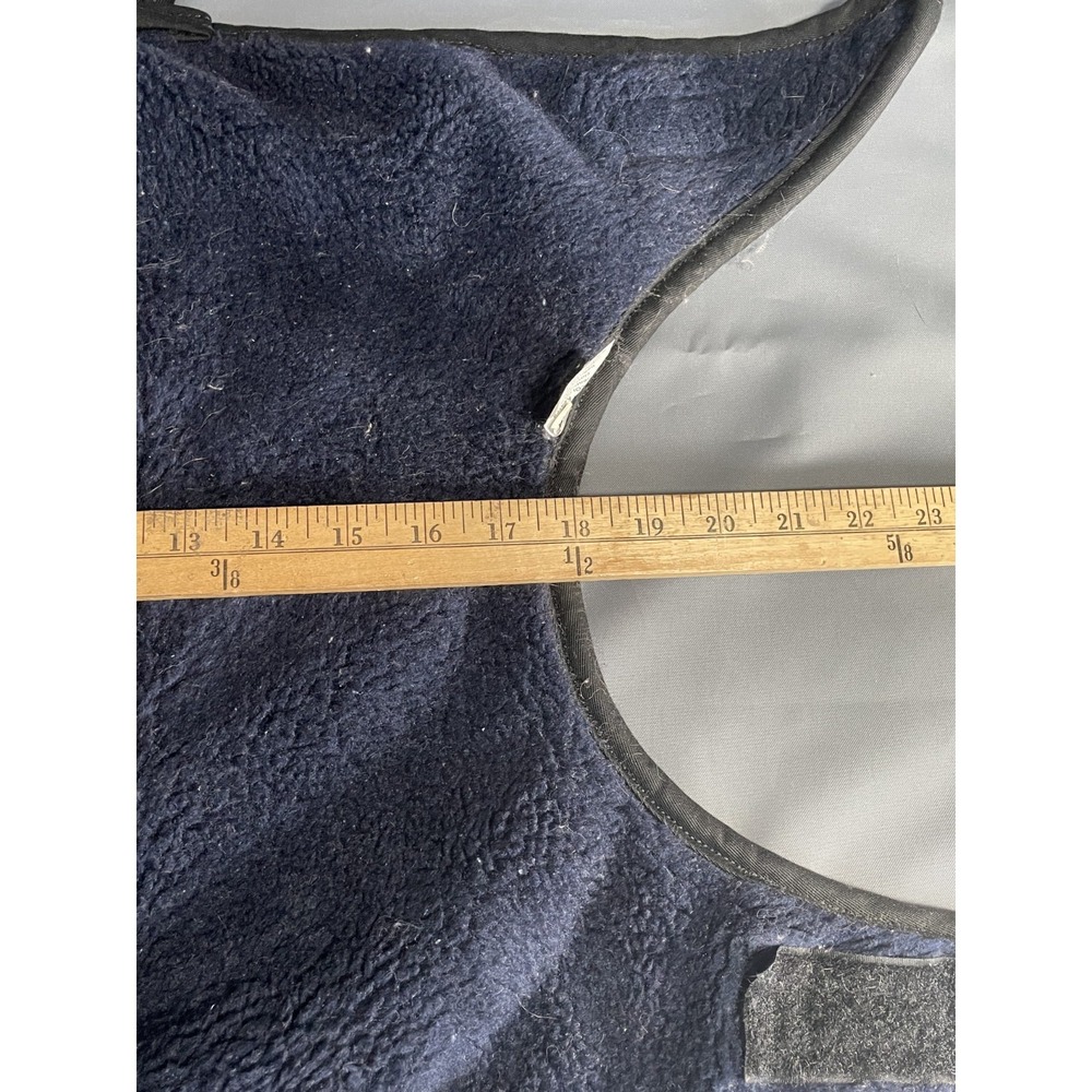 Foggy Mountain Dog Coat Fleece Size 10 Green Blue‎ Plaid Warmer Accessory - Picture 8 of 12
